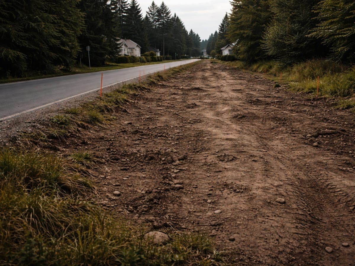 Prípojka kanalizácie a vodovodu — pred