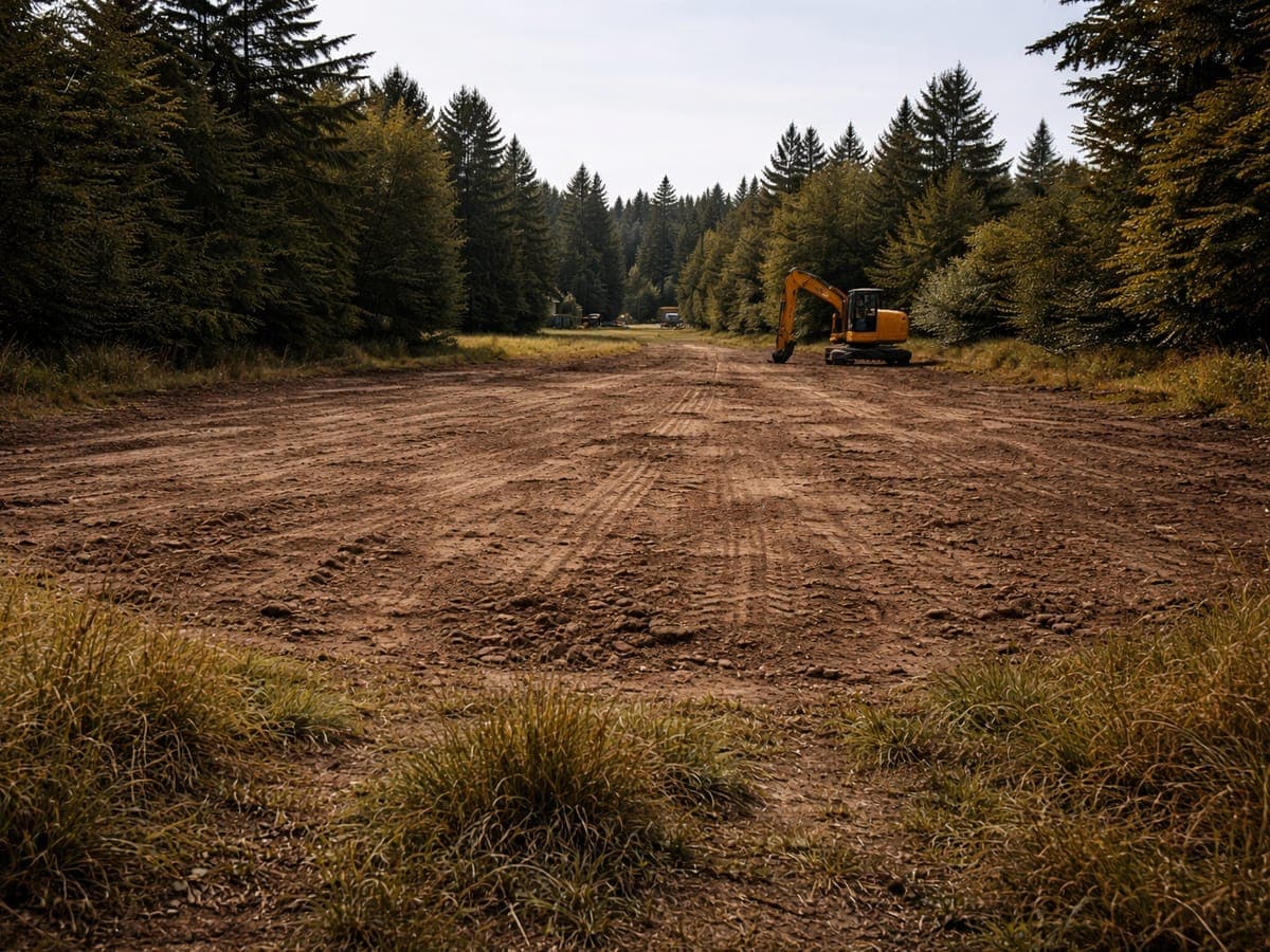 Búranie starej stodoly — po